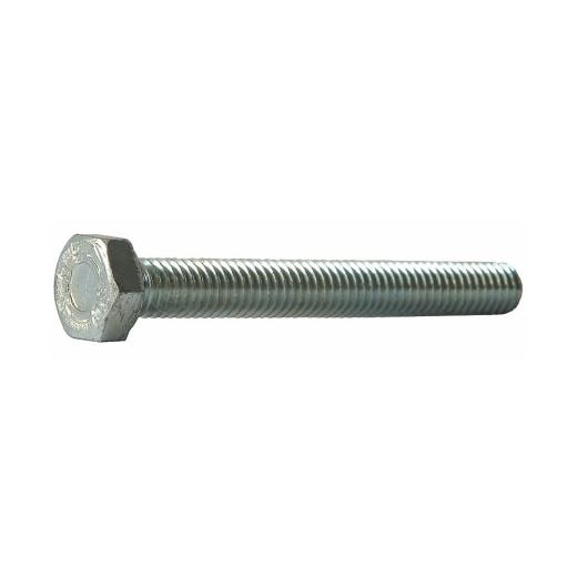 ISO 4017 | Sechskantschrauben mit Vollgewinde | Stahl 8.8  - 8 DiSP* + SL** galv. verz. | M 8 x 55 | 200 Stück