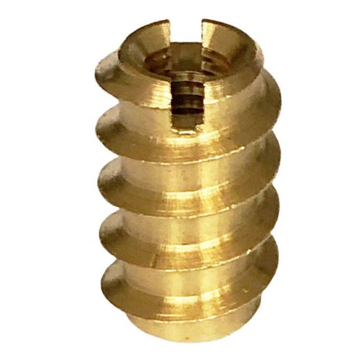 Einschraubmuttern -RAMPA- DIN 7965 | Messing | M 3 x 8 mm | 100 Stück