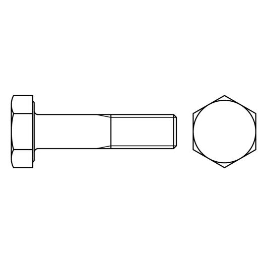 EN 14399-4 | P | Sechskantschrauben mit großer SW | M 20 x 80 | 1 Stück