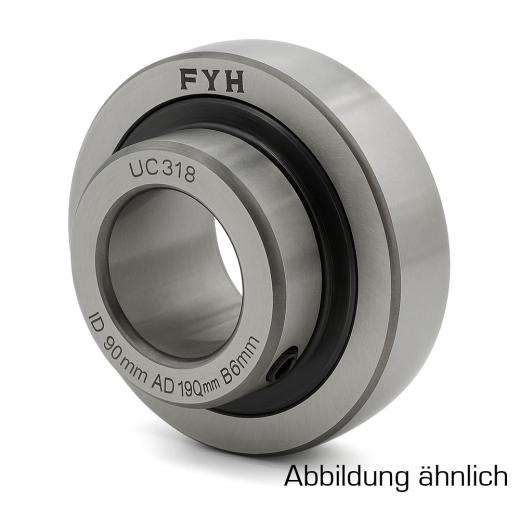 Spannlager UC318 ID 90mm AD 190mm Breite96mm FYH