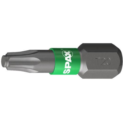 SPAX-Torx Bit mit Zapfen T20, Länge: 25 mm | Großpack 10 x 5 Stück