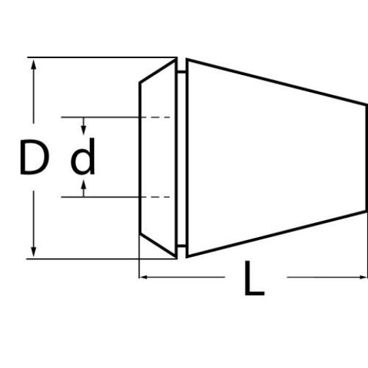 Spannzange Typ ER 40/472 E Spann-D.20mm TECWERK