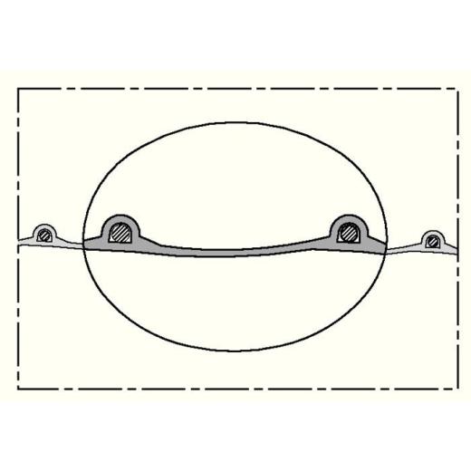 Absaug- u.Gebläseschlauch PROTAPE® PUR 330 FOOD ID 60mm AD 68mm L.10m Rl. | 10 Stück