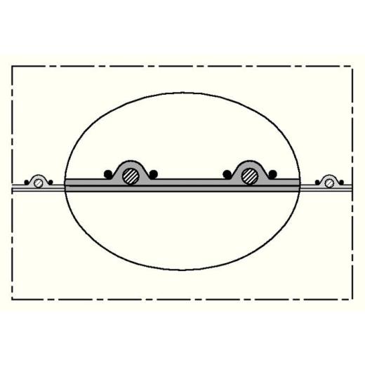 Absaug- u.Gebläseschlauch SIL 391 TWO ID 83mm AD 88,00mm 2.5mm L.4m Rl.NORRES | 4 Stück