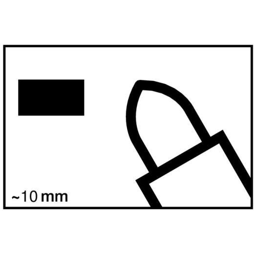 Industrie-Pastenmarker 950 weiß Strich-B.10mm Rundspitze EDDING | 10 Stück Industrie-Pastenmarker 950 weiß Strich-B.10mm Rundspitze EDDING | 10 Stück