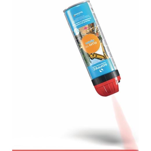 Baustellenmarkierspray Fluo TP Hydro neonorange 500ml Spraydose SOPPEC | 12 Stück