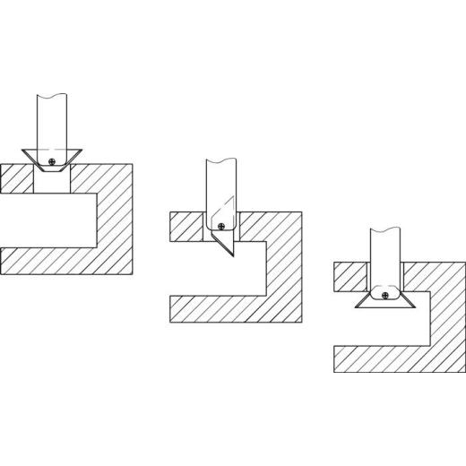Entgraterset Rückwärts-Entgrater-Satz HSS 3-tlg.GRATTEC Entgraterset Rückwärts-Entgrater-Satz HSS 3-tlg.GRATTEC