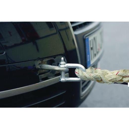 Auto-Abschleppseil 2500kg Sisal Schäkel/Schäkel L.400cm D.16mm HP AUTOZUBEHÖR