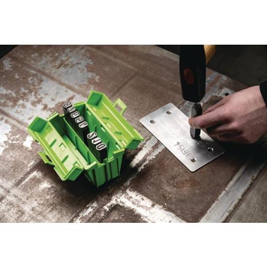 Schlagzahlensatz 330 9-tlg.Zahlen 0-9 Schrift-H.15mm in Ku.-Box KUKKO Schlagzahlensatz 330 9-tlg.Zahlen 0-9 Schrift-H.15mm in Ku.-Box KUKKO