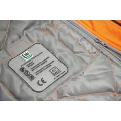 Warnschutz-Softshelljacke Lukas Gr.M orange/schwarz ELYSEE