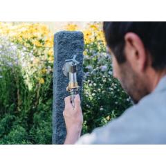 Übergangsstück GEKA plus MS verchr.Klaue u.Steckbuchse GEKA | 5 Stück