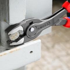 Frontgreifzange TwinGrip L.257mm Comfort-Griffe grau atram.KNIPEX