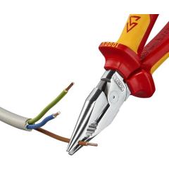 Spitzkombizange L.185mm pol.Mehrkomp.-Hülle verchr.VDE KNIPEX