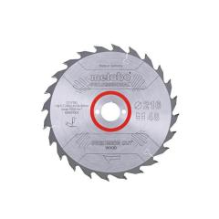 Kreissägeblatt precision cut wood professional D216xB2,4xBohrung30mm 48Z. WZ