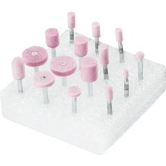 Schleifstiftesatz STEEL EDGE DxHmm Schaft-D.3mm Edelkorund Diverse 15tlg.PFERD