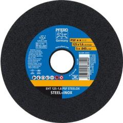 Trennscheibe PSF STEELOX D125x1,6mm ger.INOX Bohr.22,23mm PFERD | 25 Stück
