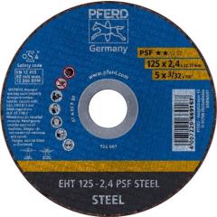 Trennscheibe PSF STEEL D125x2,4mm ger.STA Bohr.22,23mm PFERD | 25 Stück