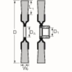 Rundbürste RBG 12506 D.125mm Drahtstärke 0,5mm STA 6mm PFERD