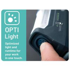 Akku-Stirnlampe I-VIEW 3,7V 1400 mAh 2,6 W SCANGRIP