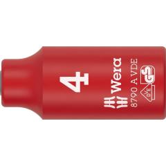 Steckschlüsseleinsatz 8790 A VDE 1/4 Zoll SW 4mm L.41mm WERA