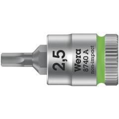 Schraubendrehereinsatz 8740 A 1/4 Zoll i6-KT.SW 2,5mm L.28mm WERA