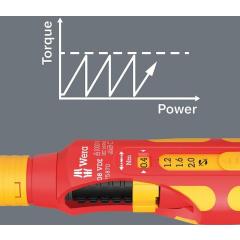 Drehmomentschraubendreher 7508 VDE Kraftform Safe-Torque Speed 9mm WERA