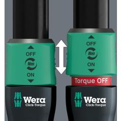 Drehmomentschlüssel m.Durchsteck-4-KT.1/2 Zoll 40-200 Nm WERA