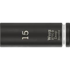 Steckschlüsseleinsatz 8790 B Impaktor Deep 3/8 Zoll 15mm L.63mm WERA
