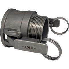 Hebelarmkupplung Safe-Lock Kamlok Typ B VA (1.4408) 113,03mm 4 Zoll