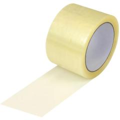 Klebeband Breite 75mm, Länge 66m, Stärke 45µ PP transparent Hotmelt-Kleber | 24 Stück