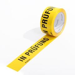 Kennzeichnungsband Breite gelb 50mm Länge 66m S.52µ leise Acrylatkleber TRANSPAK | 6 Stück