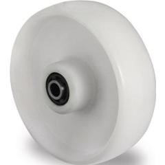 Ersatzrad D.150mm Trgf.300kg PA weiß Achs-D.20mm Nabenl.59mm TECWERK