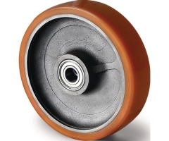 Ersatzrad D.125mm Trgf.550kg Polyurethan/Guss TECWERK