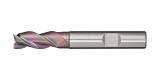 Schaftfräser DIN 6527L Typ W, Ø 4 mm VHM spezial 45 Grad HB Z.2 lang TECWERK