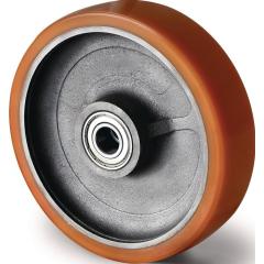 Ersatzrad D.160mm Trgf.800kg Polyurethan/Guss Nabenl.60mm TECWERK