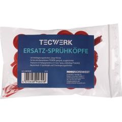 Ersatzsprühköpfe je 12 Sprühköpfe u.Röhrchen (150 mm) Ku.Btl.TECWERK