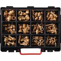 Sortimentsbox Messingdrehteile 120-tlg.TECWERK