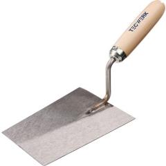 Maurerkelle L.160mm B.115mm m.Buchenholzheft,ger.Hals gehär.Stahl,geschl.TECWERK | 10 Stück