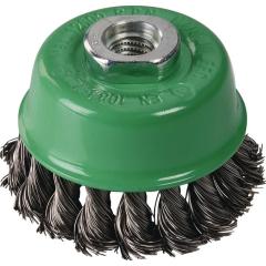 Topfbürste D.80mm Drahtstärke 0,5mm VA 8500min-¹ TECWERK