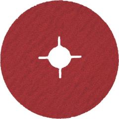 Fiberscheibe D.125mm K.60 INOX Keramikkorn TECWERK | 25 Stück