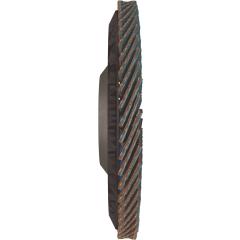 Premium-Fächerscheibe 2in1 D.125mm K.80 fl.INOX/Stahl ZK TECWERK | 10 Stück