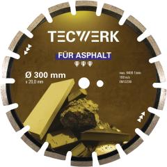 Diamanttrennscheibe ASPHALT D.400mm Bohr.25,4mm Seg.-H.10mm Seg.-S.3,4mm TW
