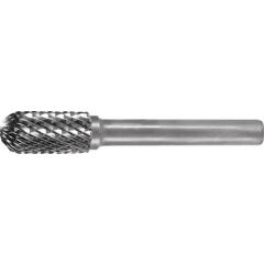 Frässtift WRC Ø 10 mm Kopf-L.20 mm Schaft-Ø 6 mm HM Verz.Kreuz TECWERK