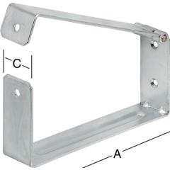 Leiter- u.Geräteh.L.200mm H.90mm B.40mm VORMANN | 2 Stück