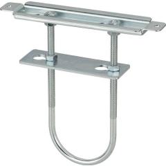 Heizkörperkonsole L.190mm B.45mm S.1,5mm STA blau verz.weiß VORMANN