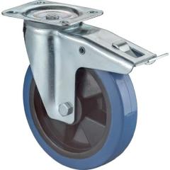 Lenkrolle D.160mm Trgf.300kg m.Festst.Ku.135x110mm BS ROLLEN