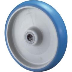 Ersatzrad D.100mm Trgf.110kg Polyurethan,blau Achs-D.12mm Nabenl.40mm BS ROLLEN