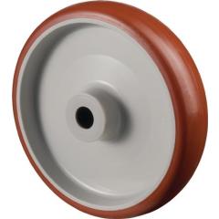 Ersatzrad D.80mm Trgf.120kg Polyurethan,rot Achs-D.12mm Nabenl.40mm BS ROLLEN