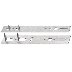 Hessenkralle Länge 140mm Breite 20mm Stärke 1,25mm leicht verzinkt | 100 Stück