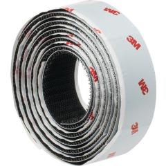 Haken- u.Schlaufenband SJ352B schwarz L.1,25m B.25mm Bl.3M | 4 Stück